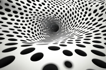 Poster - A high-resolution image of a tessellated pattern that creates an optical illusion of movement and depth, emphasizing the intricate nature of cognitive processes,