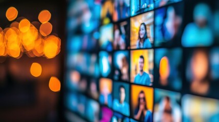 Poster - Vibrant Virtual Team Meeting with Animated Participants