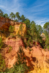 Wall Mural - Ochre path near Roussillon