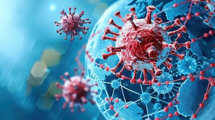 Poster - Global shipping network contaminated by virus particles analyzing the impact on maritime logistics and health standards