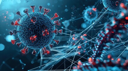 Fototapete - Visualizing global virus transmission networks with g standard an analytical study of pandemic dynamics and spread