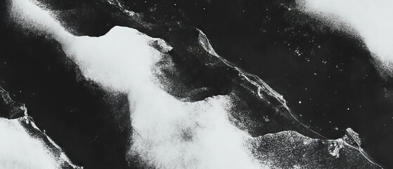 Aufkleber - Exploration of black ink gradients with smooth transitions on a radiant white background