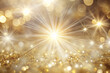 © chacoal9653 - Bright golden bokeh with lens flare and sparkling light effects