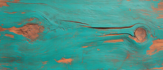 Poster - Vibrant acrylic-painted wooden texture with dynamic brushstrokes and rich color blending