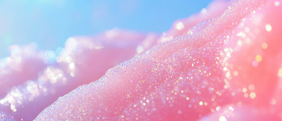 Poster - Vibrant bubblegum texture with sugar crystals and a sparkling finish
