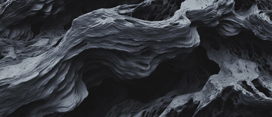 Aufkleber - Beautiful texture of charcoal-drawn wood grain displayed in intricate dark tones and shapes