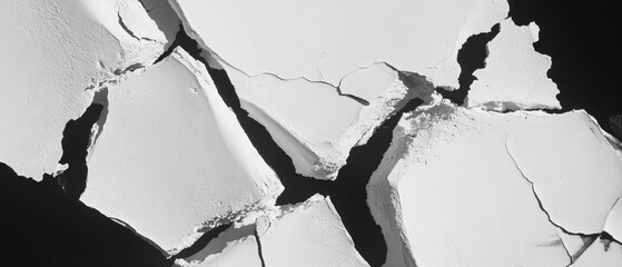 Aufkleber - Textures of cracked paint and peeling white surfaces in contrast