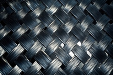 Poster - Modern woven metallic background showcasing beauty through intricate textures and soft reflective light patterns