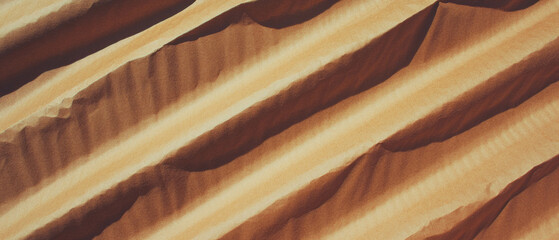 Aufkleber - Ribbed texture of Kraft paper showcasing unique parallel patterns and tactile surface qualities