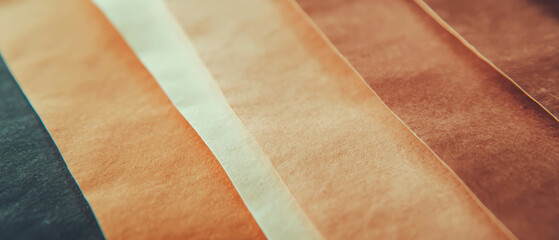 Poster - Exploring the varied textures and finishes of Kraft paper coatings