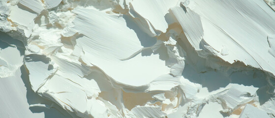 Poster - Unique paper pulp texture showcasing a fibrous and wet appearance under natural light