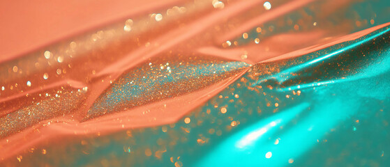 Poster - Colorful paper texture with glitter and sparkle creating a vibrant visual effect