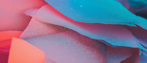 Poster - Glittering paper texture with vibrant colors and sparkling effects for artistic inspirations