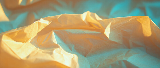 Poster - Parchment paper texture with aged appearance in warm and cool tones