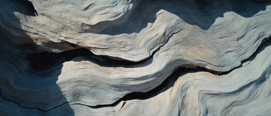 Aufkleber - Detailed depiction of pencil-drawn wood texture with fine lines and shades