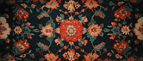 Poster - Intricate Persian rug showcasing exquisite designs and luxurious textures