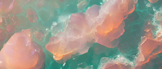 Poster - Exploring quartz textures with phantom inclusions and vibrant color variations