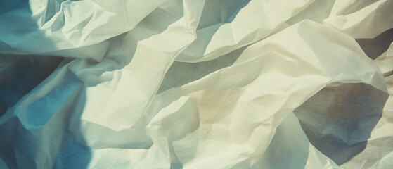 Aufkleber - Exploring the delicate and translucent texture of rice paper under soft light