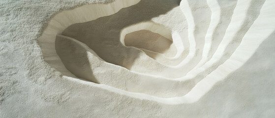 Poster - Sculpted rug showcasing intricate carved patterns and varied pile heights for interior decor