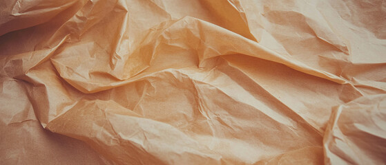 Poster - Exploring the natural texture of unbleached kraft paper in warm brown tones