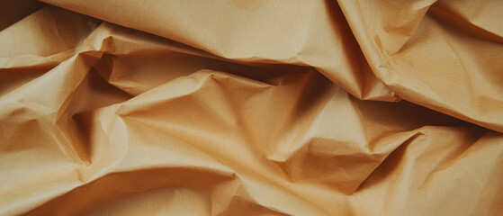 Poster - Textured unbleached kraft paper in natural brown with coarse finish