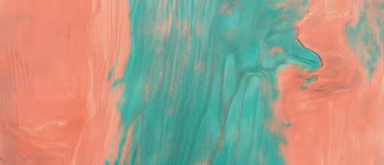 Poster - Vibrant watercolor-painted wood grain with soft colors and blended tones in artistic form