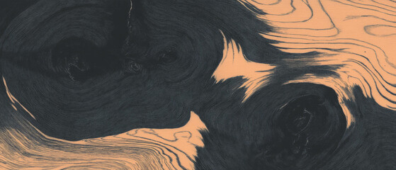 Poster - Detailed wood grain texture showcasing cross-hatching and tonal variations