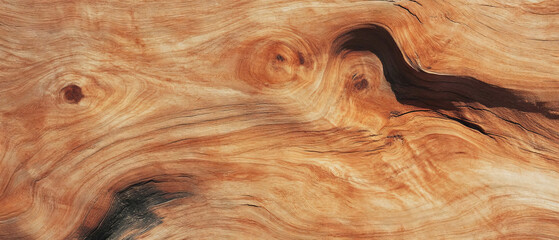 Poster - Intricate wood grain texture created with detailed scribbles and varied lines