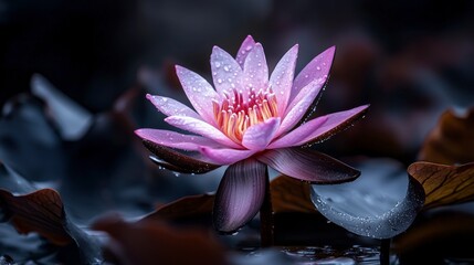 Aufkleber - Digital transformation strategies for nature businesses water lily bloom outdoor photography serenity close-up beauty