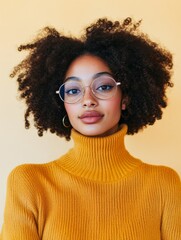 Poster - Minimalist Hotel Workspace Empowering Digital Nomad Lifestyle for African American Women, 30s - Modern Remote Work Freedom in Sleek, Minimal Aesthetic for Business Innovation