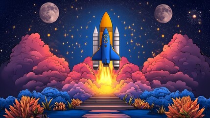 Leinwandbilder - 2026 New Business Launch Concept with Planning Tools Opportunity Charts and Strategy Elements for Entrepreneurs Background Innovative