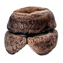 brown fur hat