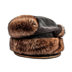 brown fur hat