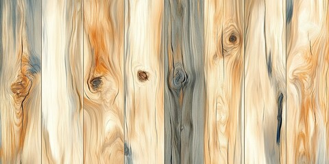 Poster - natural wooden texture showcasing unique patterns and colors with a rustic charm in soft lighting