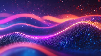 abstract background digital data stream