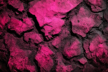 Poster - Textured Black and Red Rough Surface with Natural Rock Patterns Ideal for Backgrounds in Creative Projects and Artistic Designs