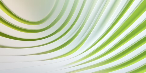 Poster - a white and green striped background with a white line in the middle. the stripes are green and whit