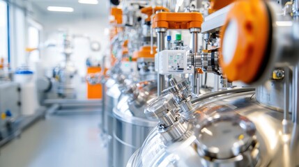 Poster - Sophisticated Industrial Equipment and Machinery in Advanced Manufacturing Facility