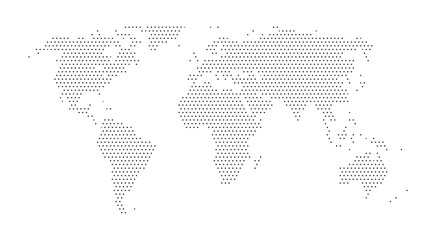 world map withdot. transparent background