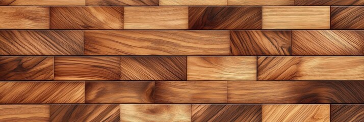 Poster - High-Quality Laminate Parquet Wood Seamless Texture for Flooring and Interior Design Backgrounds