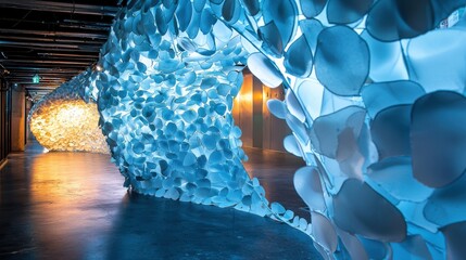 Poster - Captivating Kaleidoscopic Fluid Sculpture Encapsulating Mesmerizing Ethereal Digital Art