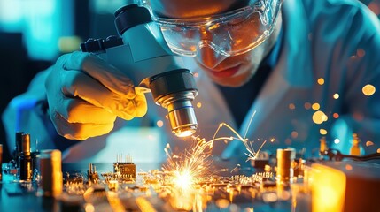 Poster - Intriguing Microscopic Examination in a Well Equipped Laboratory