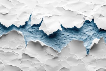 Poster - close-up shot of a white and blue wall with no additional objects or distractions