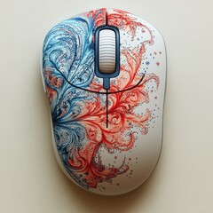 Poster - A computer mouse with a unique design, useful for presentations or as a gift
