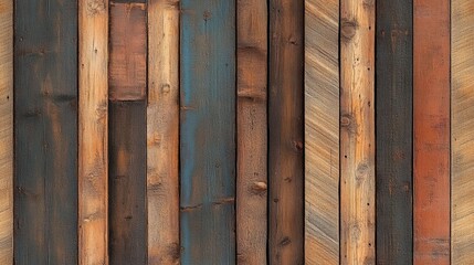 Poster - old wooden planks with rich textures in natural colors and unique patterns for use in creative proje