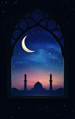 Poster - the muslim holiday of ramadan kareem. vector illustration design. islamic holy month greeting card t