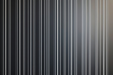Poster - Sleek pinstripe pattern featuring ultra-thin white lines on charcoal gray background for modern elegance