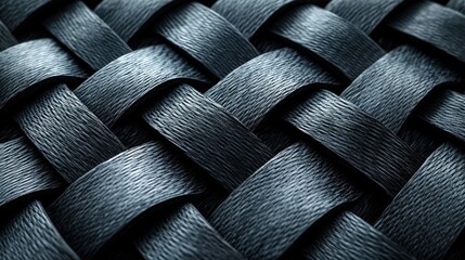 Dark Woven Pattern Abstract Textured Background
