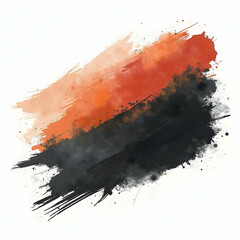 Poster - fiery hues meet charcoal depths; a dynamic dance of color and texture, expressing raw emotion.