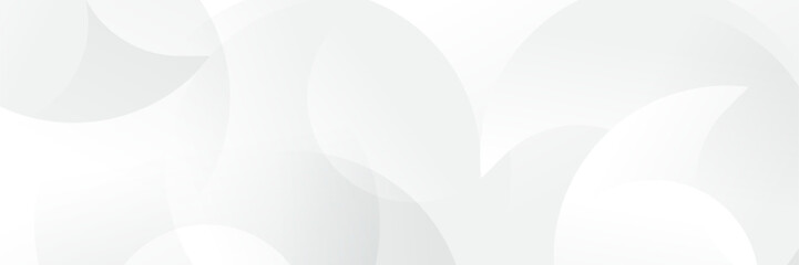 Wall Mural - abstract white geometric banner design background.